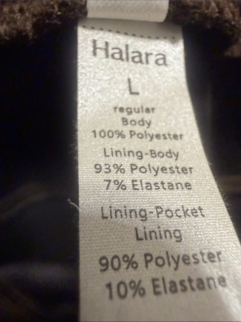 HALARA Brown Corduroy Wide-Leg Women's Trousers - Picture 6 of 7